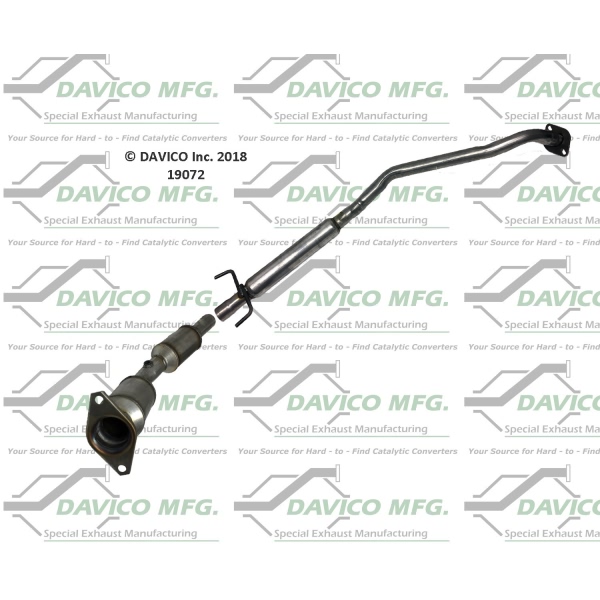 Davico Direct Fit Catalytic Converter and Pipe Assembly 19072