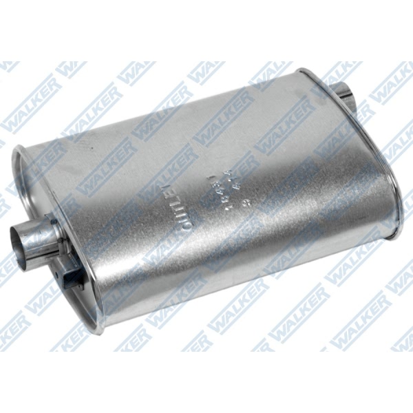 Walker Soundfx Steel Passenger Side Oval Aluminized Exhaust Muffler 17196