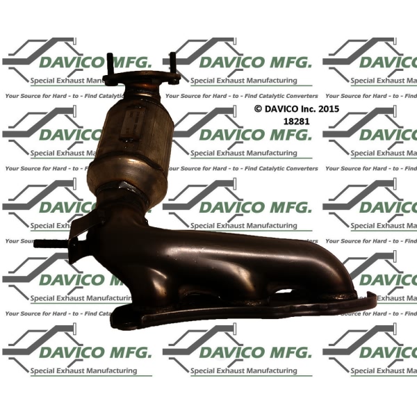 Davico Exhaust Manifold with Integrated Catalytic Converter 18281