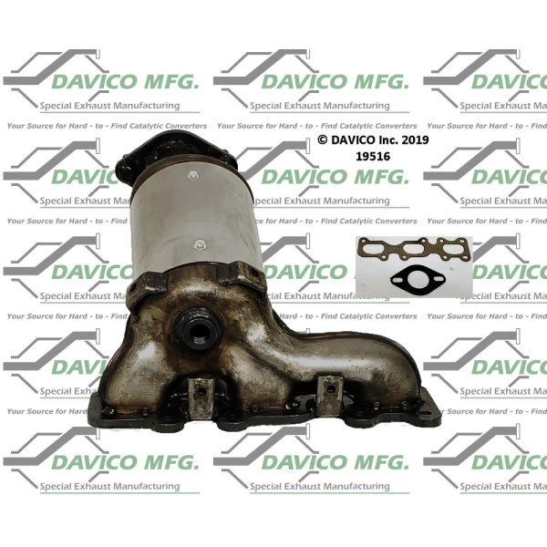 Davico Exhaust Manifold with Integrated Catalytic Converter 19516