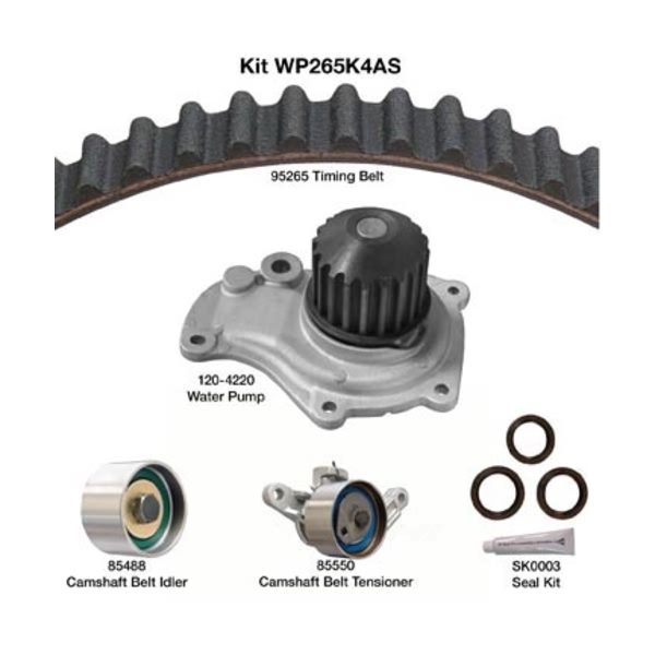Dayco Timing Belt Kit With Water Pump WP265K4AS