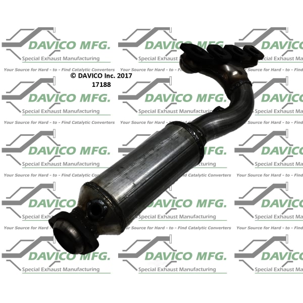 Davico Exhaust Manifold with Integrated Catalytic Converter 17188