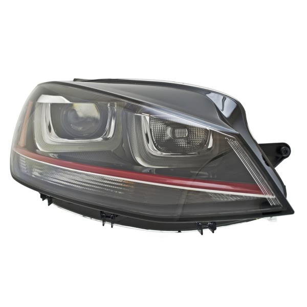 Hella Headlight Assembly - Passenger Side 011956281