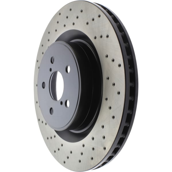 Centric SportStop Drilled 1-Piece Front Brake Rotor 128.44164