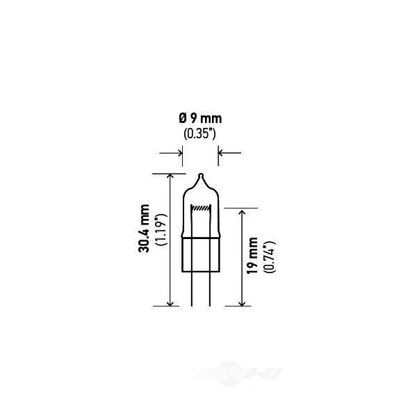 Hella 891 Standard Series Halogen Light Bulb 891