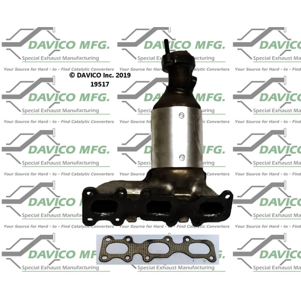 Davico Exhaust Manifold with Integrated Catalytic Converter 19517