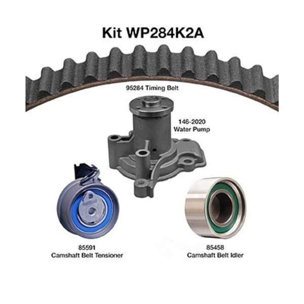 Dayco Timing Belt Kit With Water Pump WP284K2A