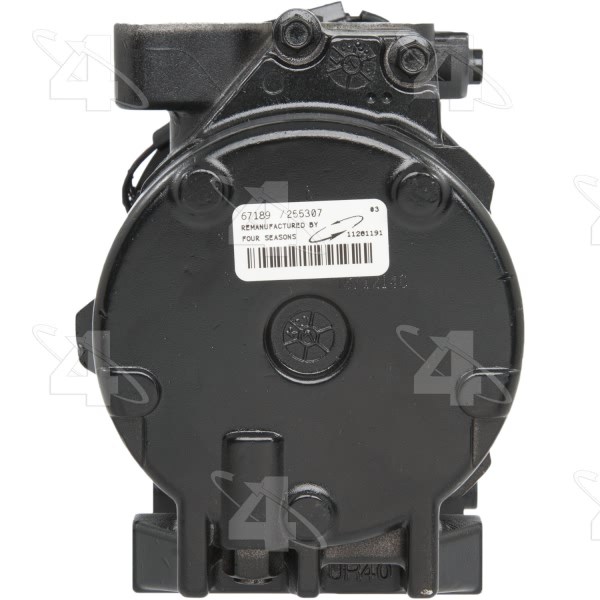 Four Seasons Remanufactured A C Compressor With Clutch 67189