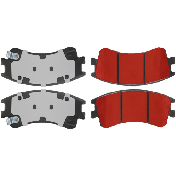 Centric Posi Quiet Pro™ Ceramic Front Disc Brake Pads 500.09570