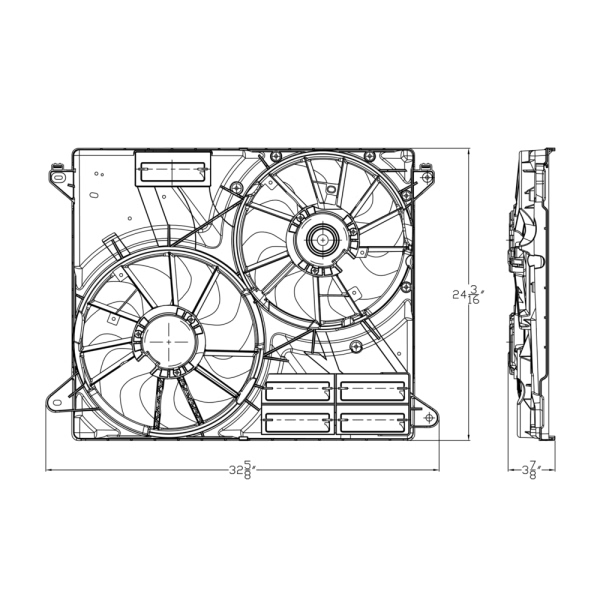 TYC Engine Cooling Fan 623670