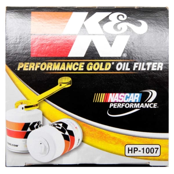 K&N Performance Gold™ Wrench-Off Oil Filter HP-1007