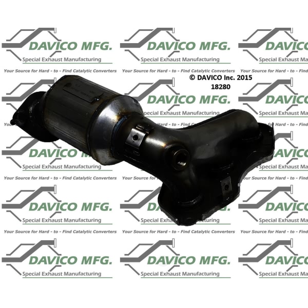 Davico Exhaust Manifold with Integrated Catalytic Converter 18280