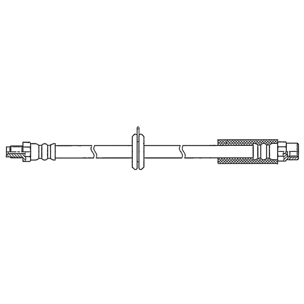 Centric Front Brake Hose 150.33022