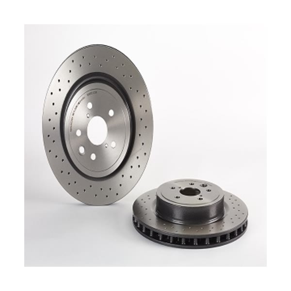 brembo UV Coated Series Drilled Vented Rear Brake Rotor 09.A301.11