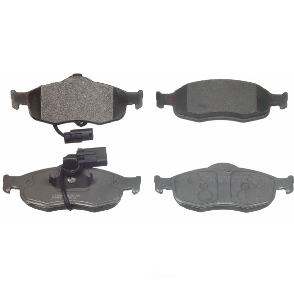 Wagner ThermoQuiet Semi-Metallic Disc Brake Pad Set MX801