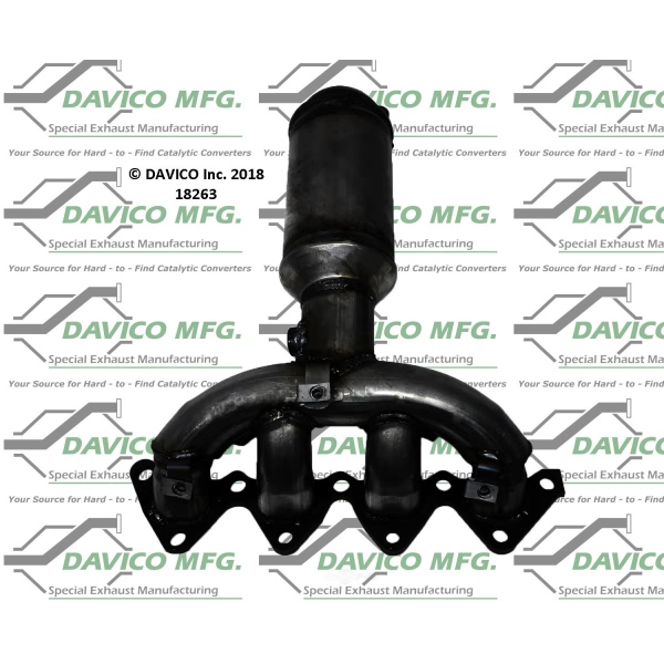 Davico Exhaust Manifold with Integrated Catalytic Converter 18263
