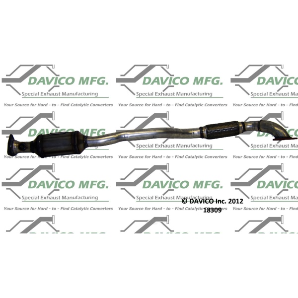 Davico Direct Fit Catalytic Converter and Pipe Assembly 18309