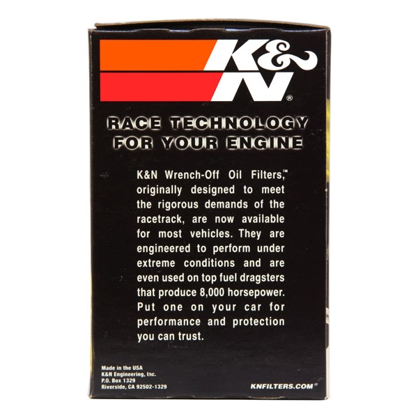 K&N Performance Gold™ Wrench-Off Oil Filter HP-2006
