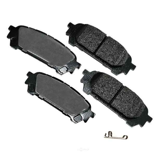 Akebono Pro-ACT™ Ultra-Premium Ceramic Rear Disc Brake Pads ACT1004
