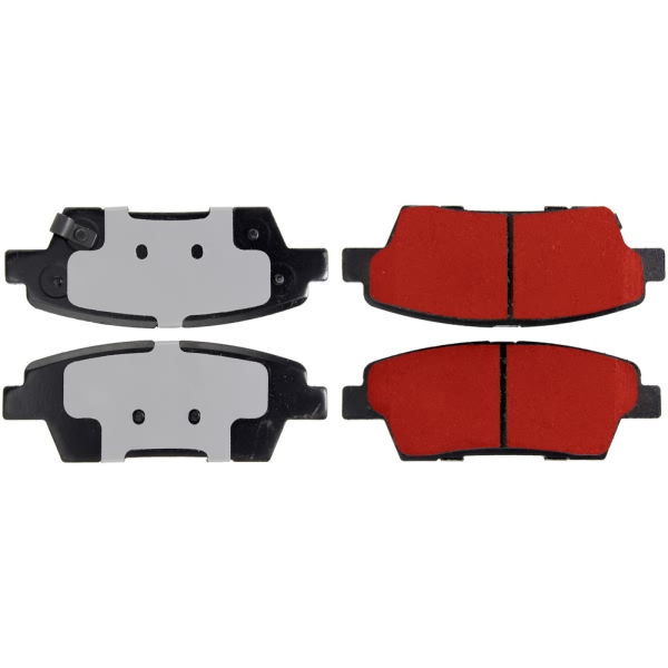 Centric Posi Quiet Pro™ Ceramic Rear Disc Brake Pads 500.15510