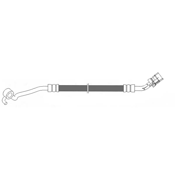 Centric Rear Driver Side Brake Hose 150.50348