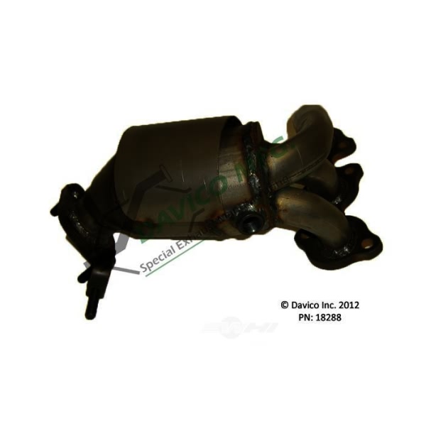 Davico Exhaust Manifold with Integrated Catalytic Converter 18288