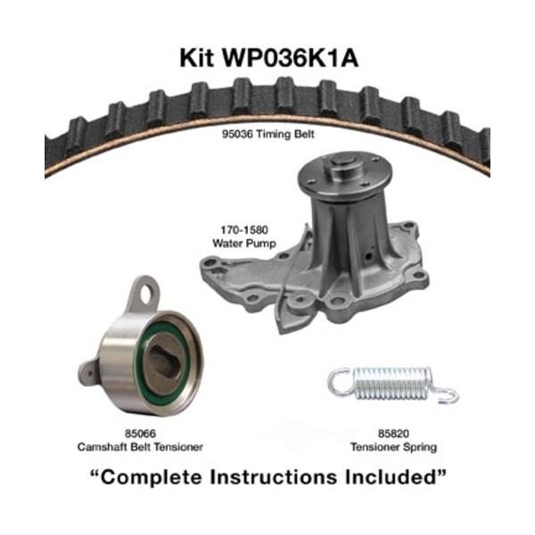 Dayco Timing Belt Kit With Water Pump WP036K1A