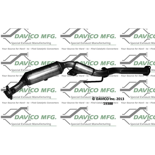Davico Direct Fit Catalytic Converter and Pipe Assembly 19388