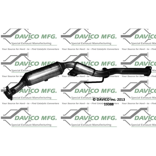 Davico Direct Fit Catalytic Converter and Pipe Assembly 19388