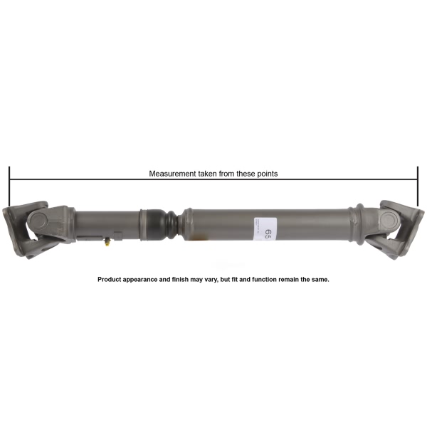 Cardone Reman Remanufactured Driveshaft/ Prop Shaft 65-9291