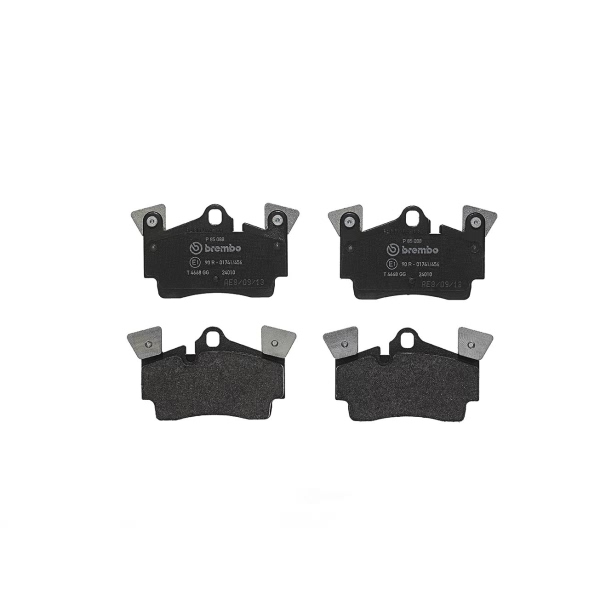 brembo Premium Low-Met OE Equivalent Rear Brake Pads P85088