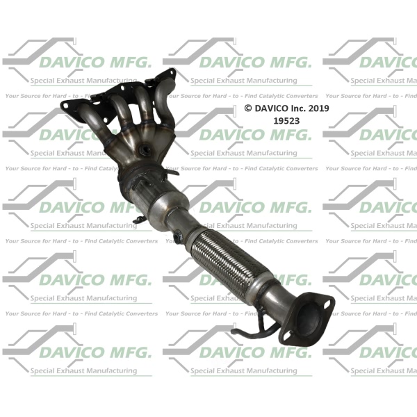 Davico Exhaust Manifold with Integrated Catalytic Converter 19523