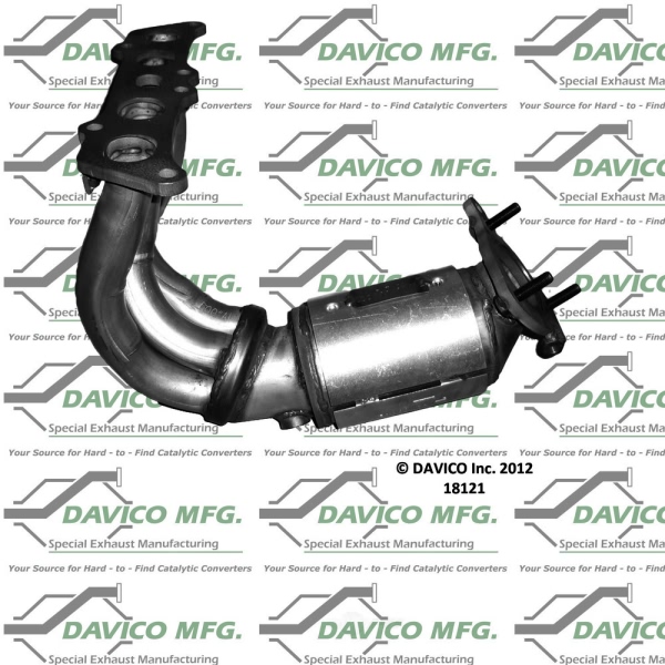 Davico Exhaust Manifold with Integrated Catalytic Converter 18121