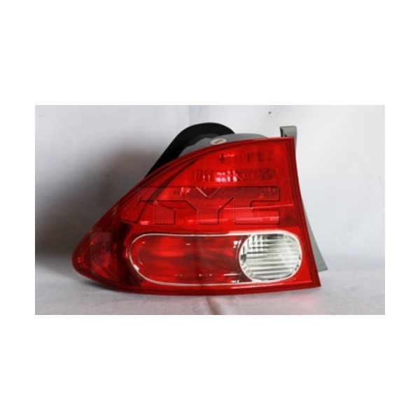 TYC Driver Side Outer Replacement Tail Light 11-6166-01-9