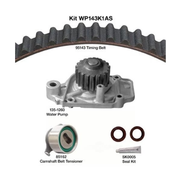 Dayco Timing Belt Kit With Water Pump WP143K1AS