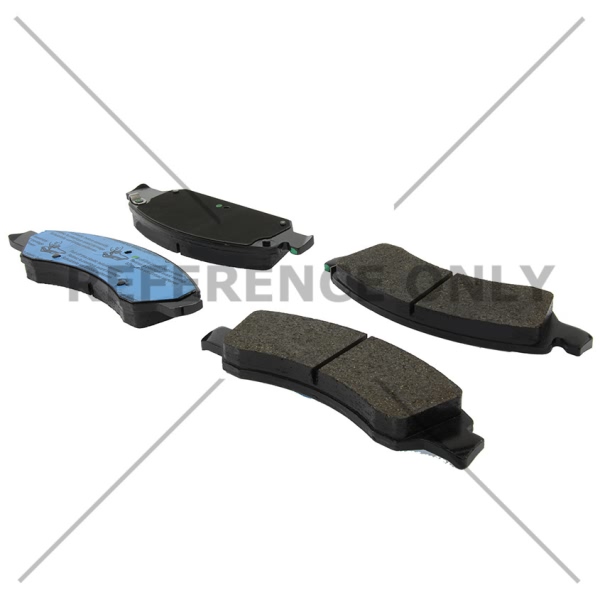 Centric Posi Quiet™ Extended Wear Semi-Metallic Front Disc Brake Pads 106.13630