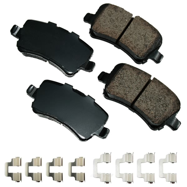 Akebono EURO™ Ultra-Premium Ceramic Rear Disc Brake Pads EUR1307A