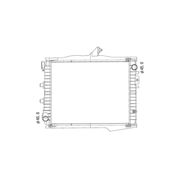 TYC Engine Coolant Radiator 2739