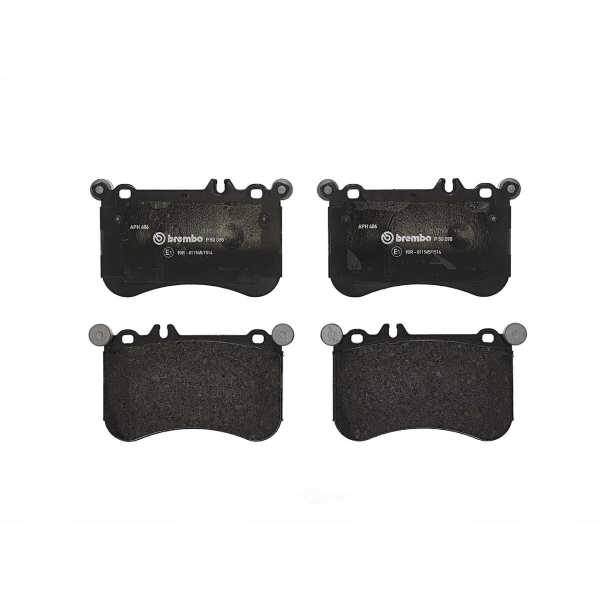 brembo Premium Low-Met OE Equivalent Front Brake Pads P50098