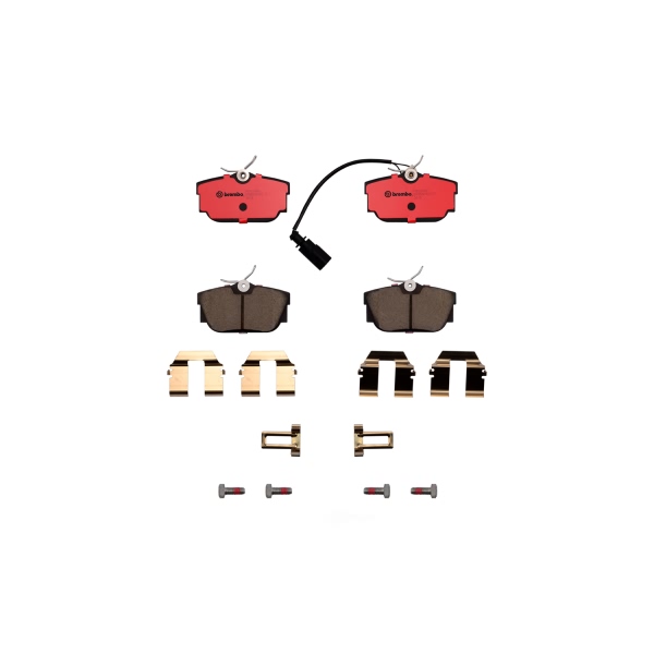 brembo Premium Ceramic Rear Disc Brake Pads P85046N