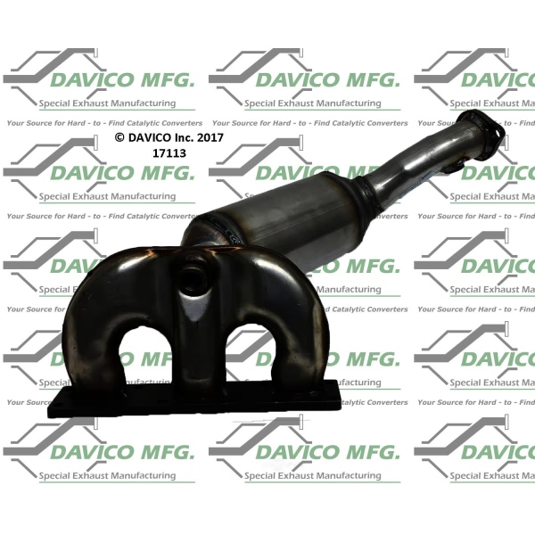 Davico Exhaust Manifold with Integrated Catalytic Converter 17113
