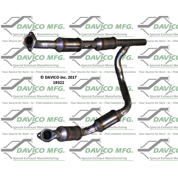 Davico Direct Fit Catalytic Converter and Pipe Assembly 19321