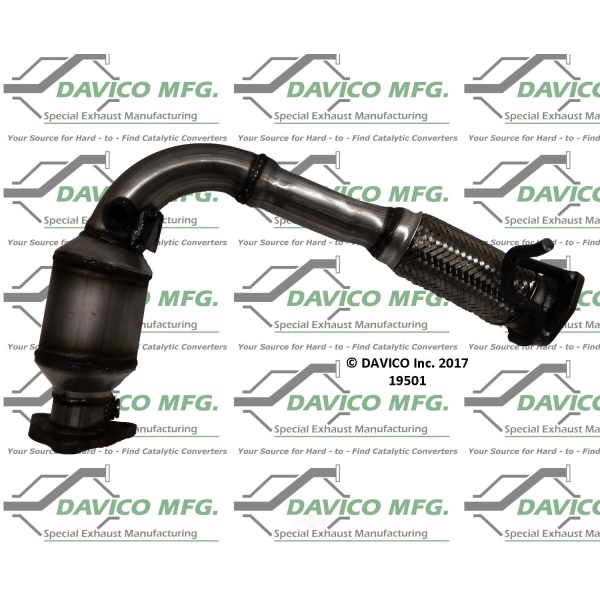 Davico Direct Fit Catalytic Converter and Pipe Assembly 19501