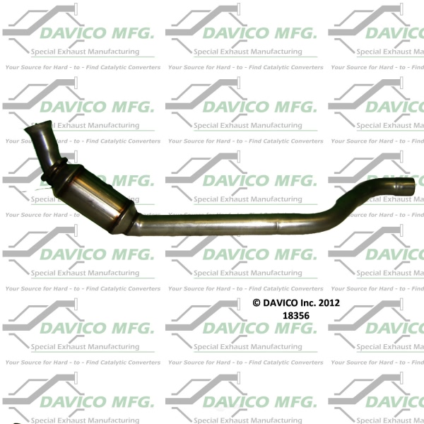 Davico Direct Fit Catalytic Converter and Pipe Assembly 18356