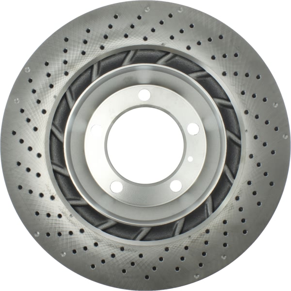Centric SportStop Drilled 1-Piece Rear Passenger Side Brake Rotor 128.37091