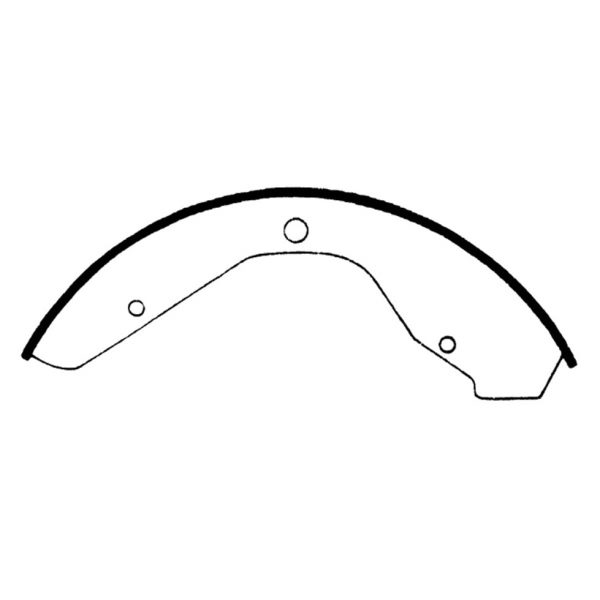 Centric Premium Front Drum Brake Shoes 111.03920
