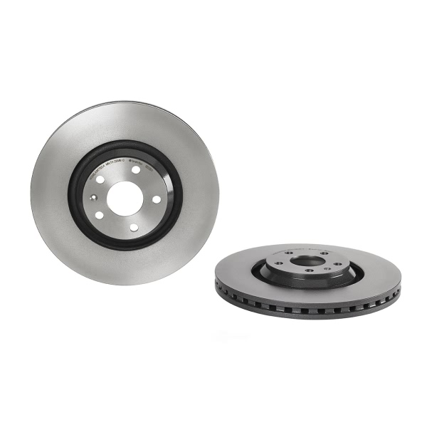 brembo UV Coated Series Vented Front Brake Rotor 09.B038.11