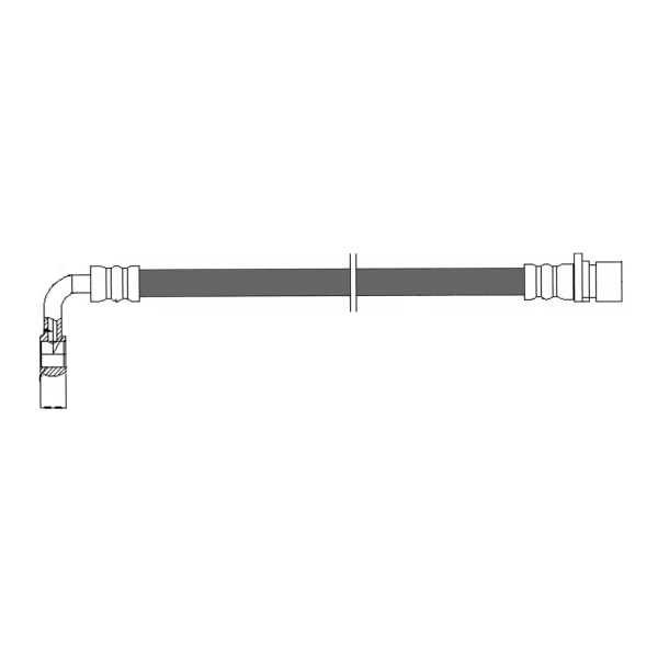 Centric Rear Lower Brake Hose 150.40358