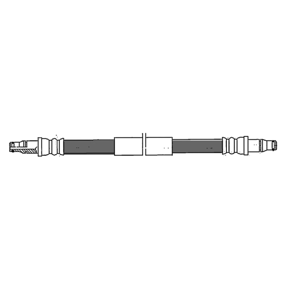 Centric Front Brake Hose 150.34019