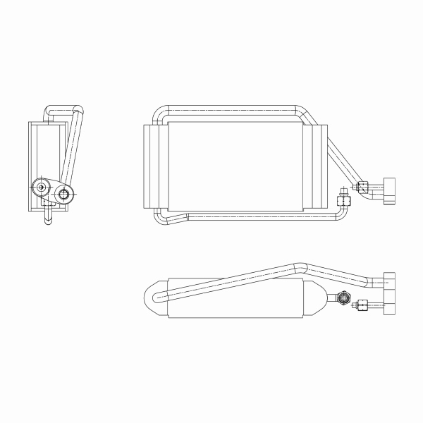 TYC TYC A/C Evaporator Core 97218